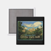 Custer State Park Magneet (Voorkant / Achterkant)