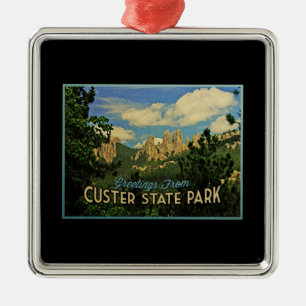 Custer State Park Metalen Ornament