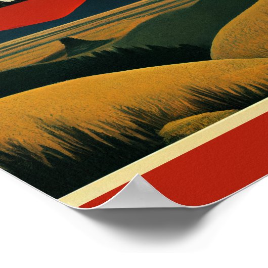 Custer State Park Minimalist Poster (Hoek)