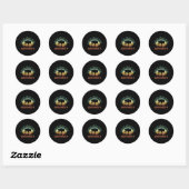 Custer State Park Ronde Sticker (Vel)