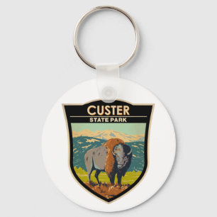 Custer State Park South Dakota American Bison Sleutelhanger