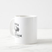 Custer State Park South Dakota American Bison Souv Koffiemok (Voorkant links)