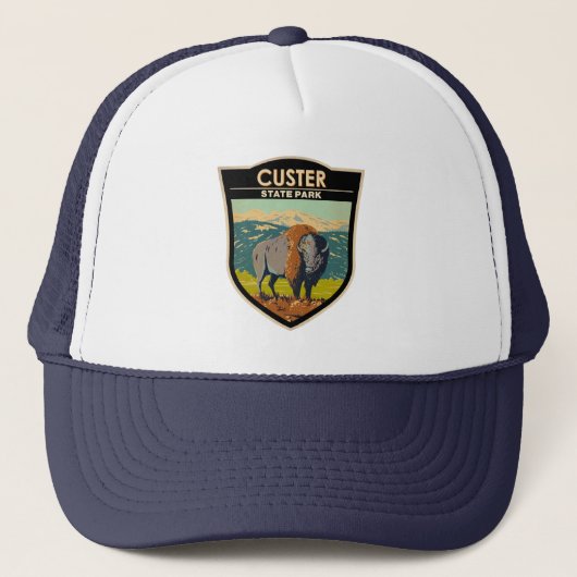 Custer State Park South Dakota American Bison Trucker Pet (Voorkant)