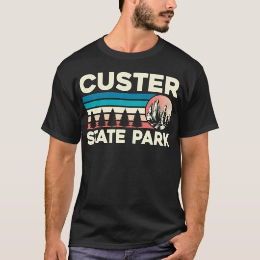 Custer State Park South Dakota Bison Lovers T-shirt (Voorkant)