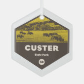 Custer State Park South Dakota Glas Ornament (Voorkant)