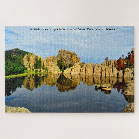 Custer State Park South Dakota Jigzaag Puzzle Legpuzzel (Horizontaal)