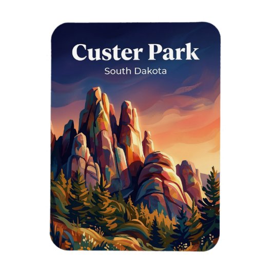 Custer State Park South Dakota Magneet (Verticaal)