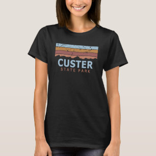 Custer State Park South Dakota Retro Cool T-shirt