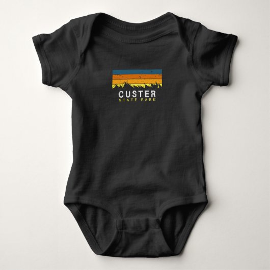 Custer State Park South Dakota SD Souvenirs Romper (Voorkant)