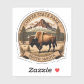 Custer State Park South Dakota Sticker (Vel)