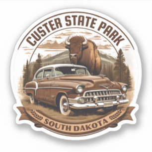 Custer State Park South Dakota Sticker