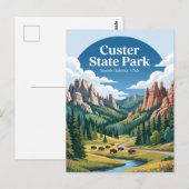 Custer State Park VS Briefkaart (Voorkant / Achterkant)