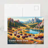 Custer State Park VS Briefkaart (Voorkant / Achterkant)
