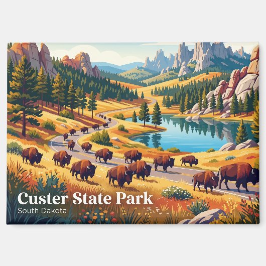 Custer State Park VS Magneet (Voorkant)