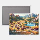Custer State Park VS Magneet (Voorkant / Achterkant)