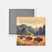 Custer State Park VS Magneet (Voorkant / Achterkant)