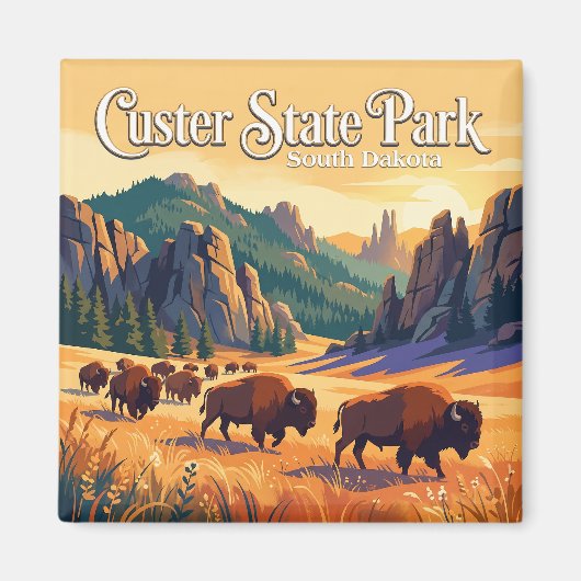 Custer State Park VS Magneet (Voorkant)