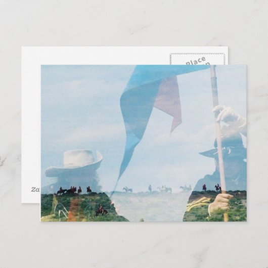 Custer's Ghost Briefkaart (Voorkant / Achterkant)