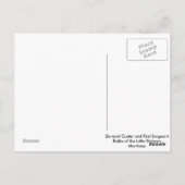 Custer's Ghost Briefkaart (Achterkant)