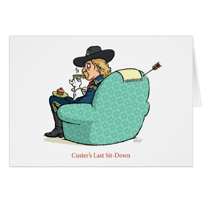 Custer's laatste sit-down kaart (Voorkant Horizontaal)