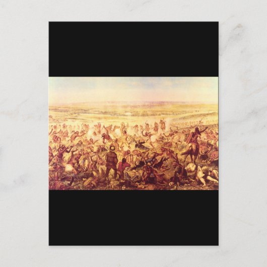 Custer's last Fight', Onbekend_Art van Amerika Briefkaart (Voorkant)