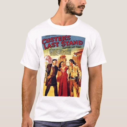 'Custer's Last Stand' 1936  film en T-shir T-shirt (Voorkant)