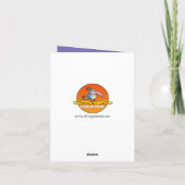 Custer's last Strand - Funny cartoon card Kaart (Achterkant)