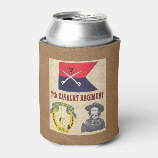 CUSTERS ZEVENDE CAVALERIE REGIMENT BLIKJESKOELER (Blikje Voorkant)