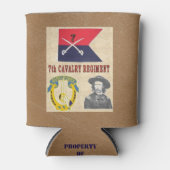 CUSTERS ZEVENDE CAVALERIE REGIMENT BLIKJESKOELER (Voorkant)