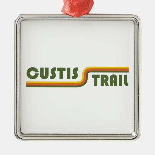Custis Trail Metalen Ornament (Voorkant)