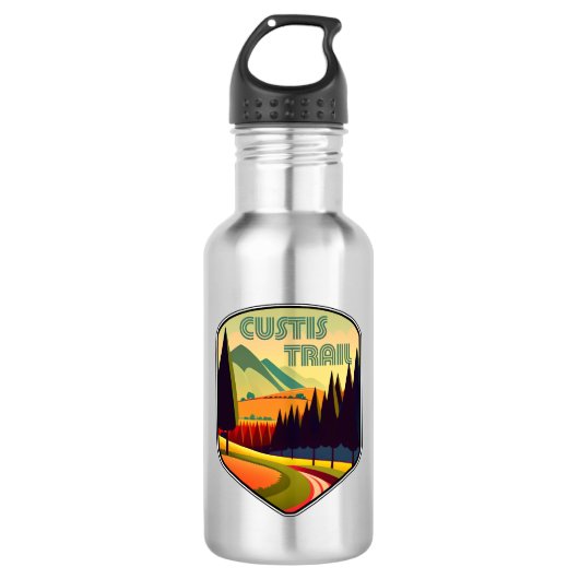 Custis Trail Virginia Kleuren Waterfles (Voorkant)