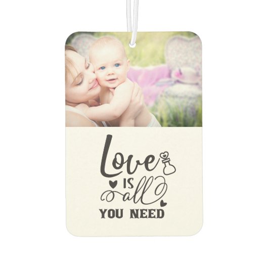 Custo Photo | Gemaakt van liefde Luchtverfrisser (Achterkant)