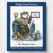 Custodian Award of Recognition Plaque Fotoplaat (Voorkant)