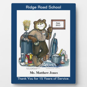 Custodian Award of Recognition Plaque Fotoplaat