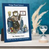 Custodian Award of Recognition Plaque Fotoplaat (Zijkant)