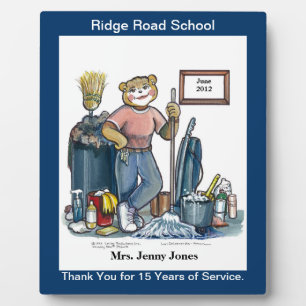 Custodian Award of Recognition Plaque Fotoplaat