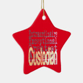 Custodian Extraordinaire Keramisch Ornament (Rechts)