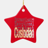 Custodian Extraordinaire Keramisch Ornament (Voorkant)