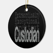 Custodian Extraordinaire Keramisch Ornament (Links)