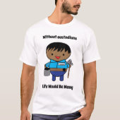Custodian Janitor Black Funny Personalize T-shirt (Voorkant)