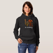 Custodian Life Love Thanksgiving Leopard Turkey Au Hoodie (Voorkant volledig)