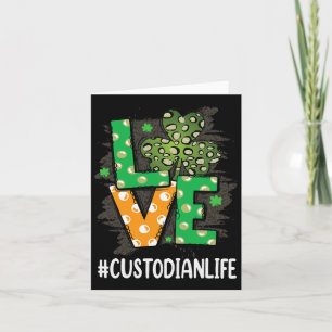 Custodian Love St Patricks Day Schattigee vrouwen  Kaart