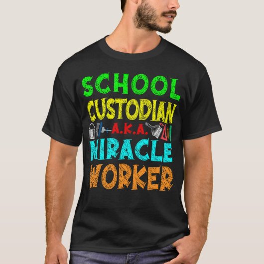 Custodian School Custodian ook bekend onder de naa T-shirt (Voorkant)