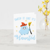 Custodian Squad Terug naar School Janitor Custodia Kaart (Gele Bloem)