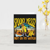 Custodian Squad Terug naar School Janitor Custodia Kaart (Gele Bloem)