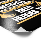 Custodian Teacher Hero School Caretaker Janitor Gr Foto Afdruk (Hoek)