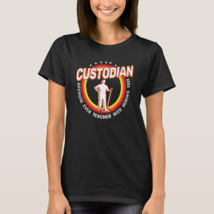 Custodian, zelfs Caretaker Custodian conciërge T-shirt
