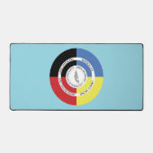 Custodians of Mother Earth Desk Mat (Voorkant)
