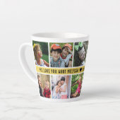 Custom 10 Fotocollage We Love You Tante Latte Mok (Linkerhoek)