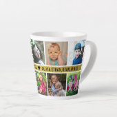 Custom 10 Fotocollage We Love You Tante Latte Mok (Rechterhoek)
